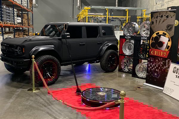 Casino craps rental in Nashville with custom layout 360