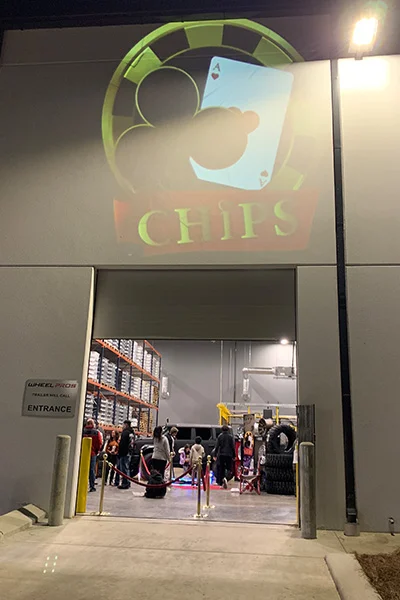 Thank You Gobo Logo Chips Casino Events Thanks