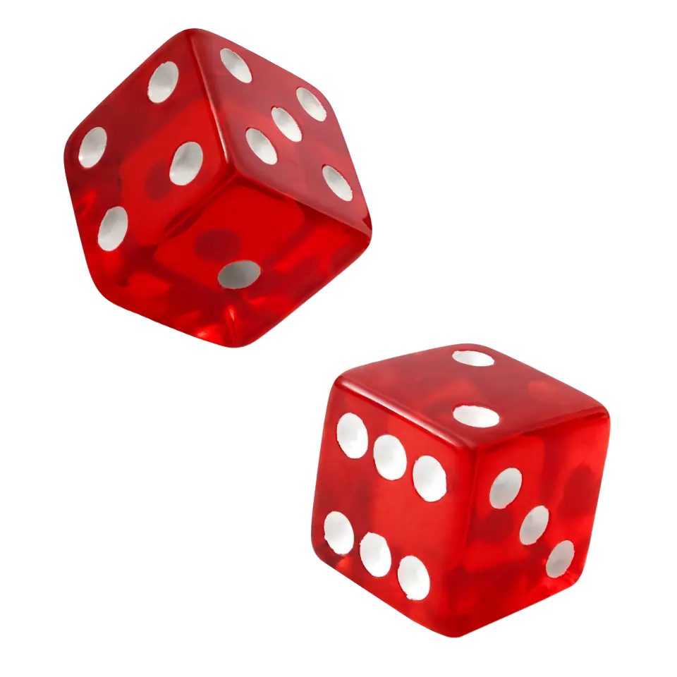 red casino dice for craps events
